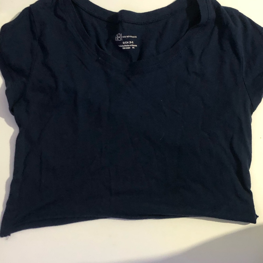 Navy blue crop top💙